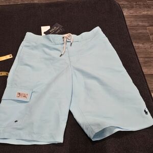 Polo by Ralph Lauren Light Blue Kids Swim Shorts